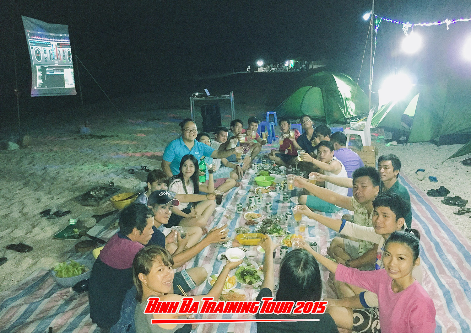 Cách tổ chức cắm trại trên đảo Bình Ba